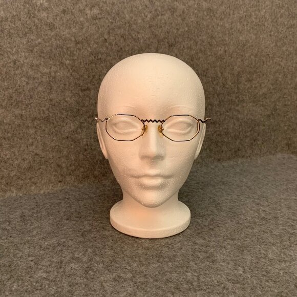 TAXI 251 Vintage Casanova Gold Blue Optical/Prescription Eyeglasses Frame - Picture 6 of 15